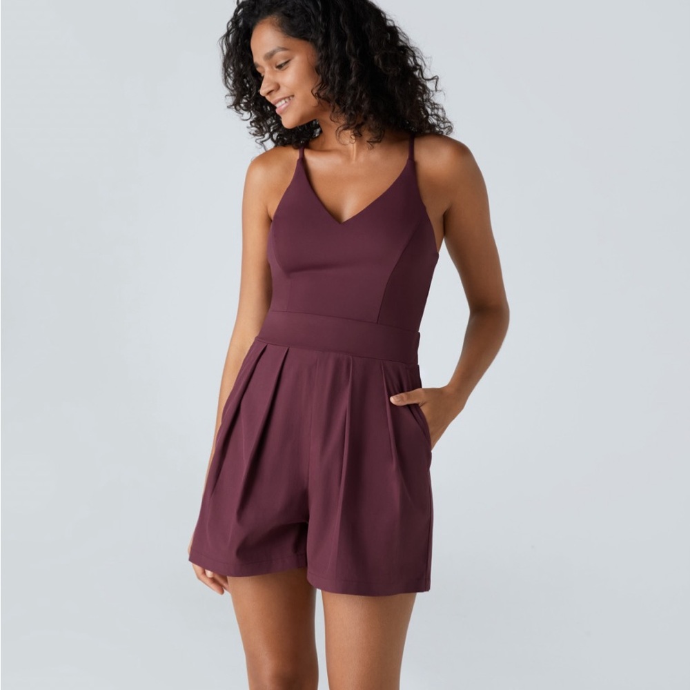 Halara - Breezeful™️ Backless Resort Romper